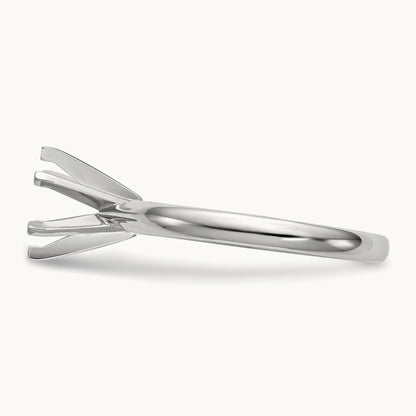 1.25ct. Lightweight Comfort-Fit 6-Prong Mounting, 14K White Gold