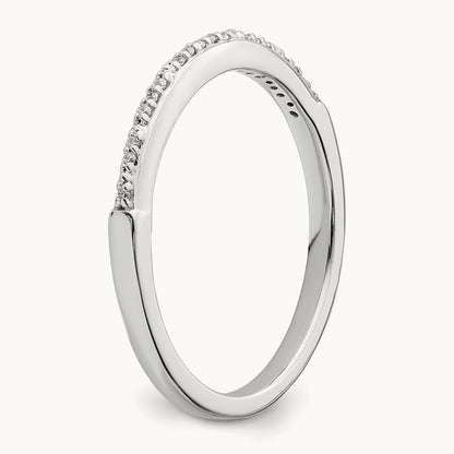Diamond Band, 10K White Gold