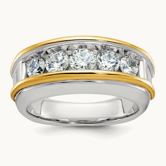 Men's Ring, 1.50 ct tw Lab-Grown Diamond