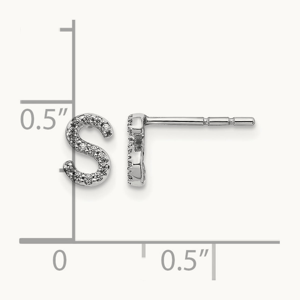Diamond Earrings — 7mm, S
