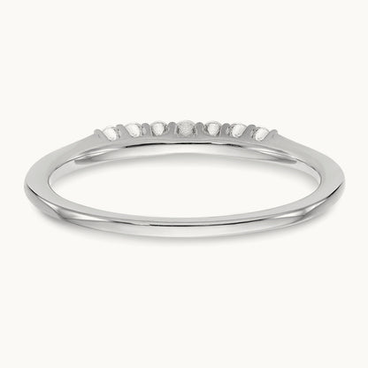 Diamond Wedding Band, 14K White Gold