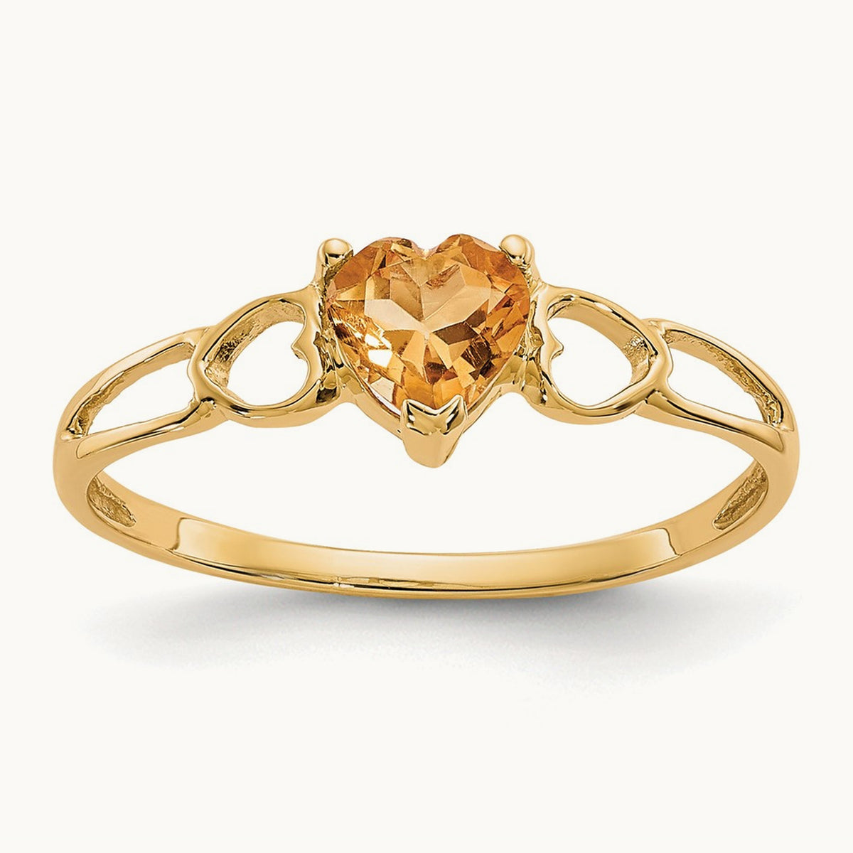 Citrine Birthstone Ring, 14K