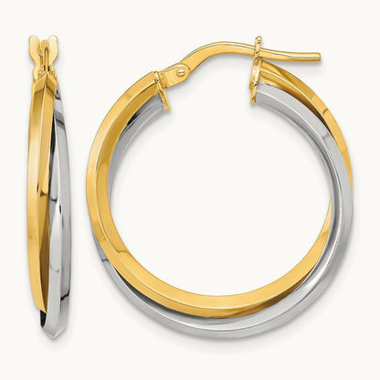 Polished Double Hoops — photo set