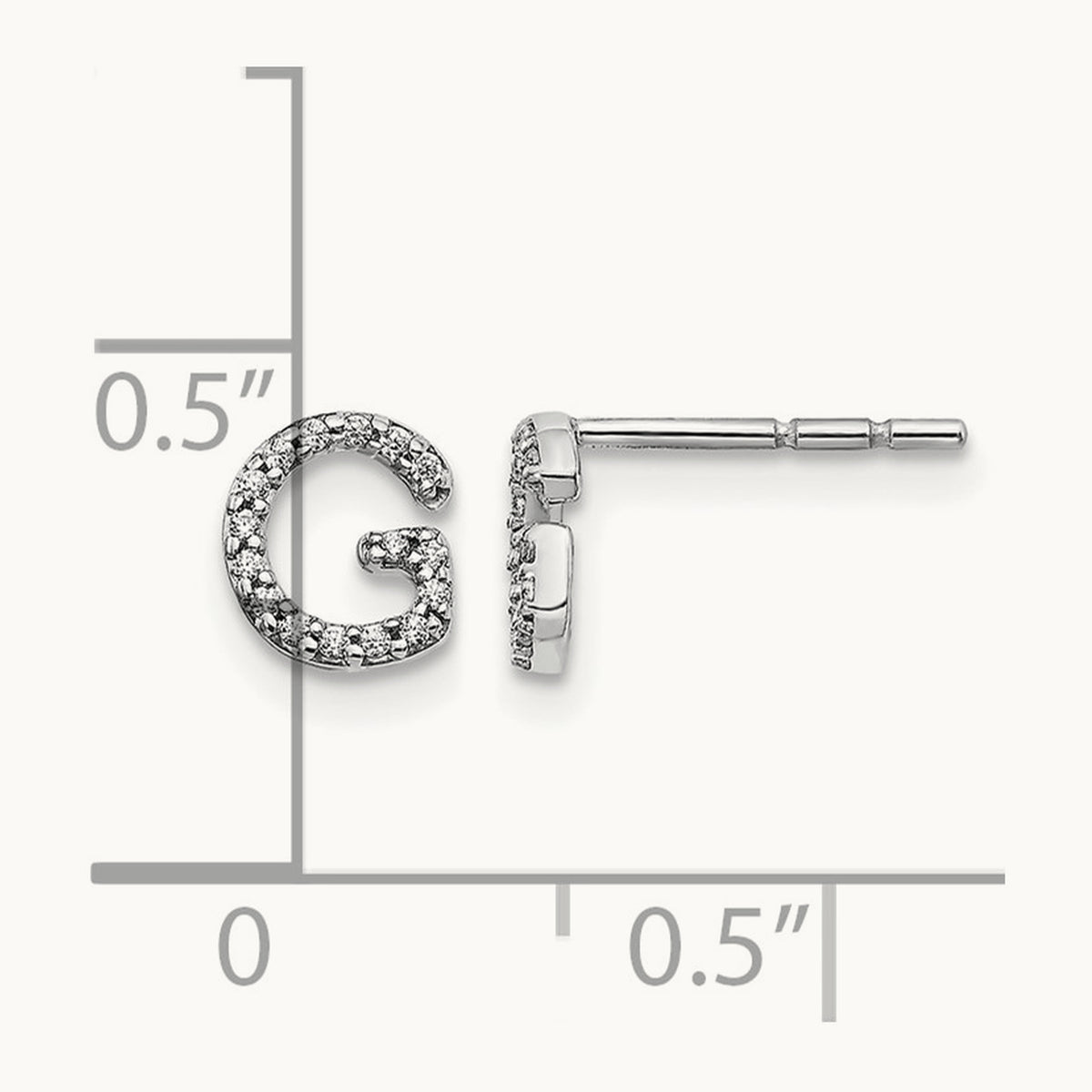 Diamond Earrings — 7mm, G