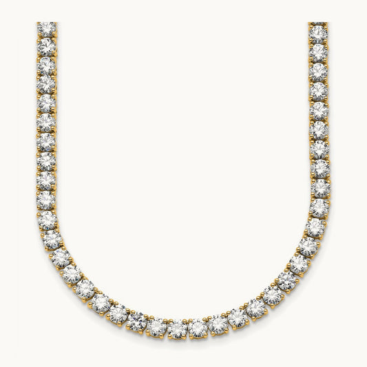 Straight Tennis Necklace, 27 1/4-36 ct Lab-Grown Diamond