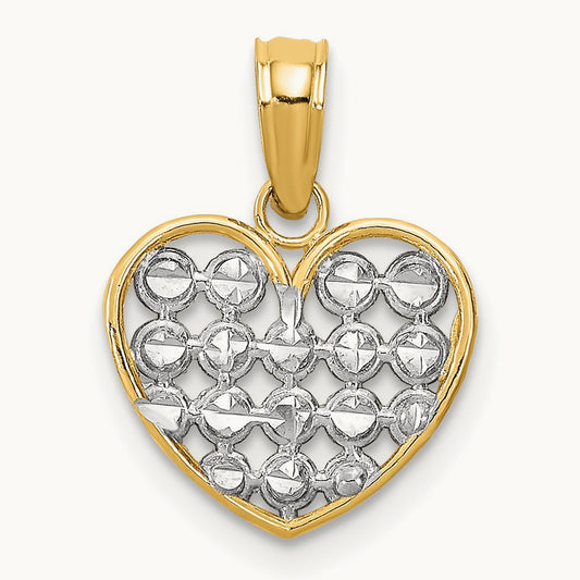 w/ Diamond-cut Heart Charm — photo set