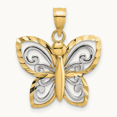 w/ Diamond-cut Butterfly Charm — photo set