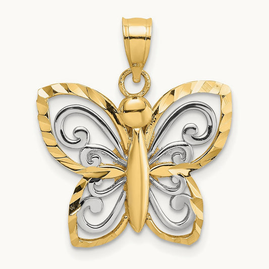 w/ Diamond-cut Butterfly Charm — photo set