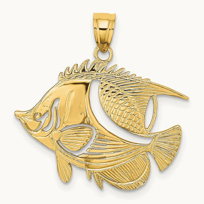 Fish Charm, 14K