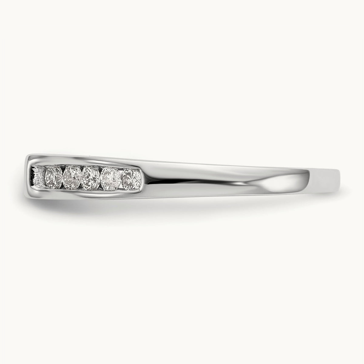 Semi-Mount Peg Set Engagement Ring, 0.25 ct tw Lab-Grown Diamond