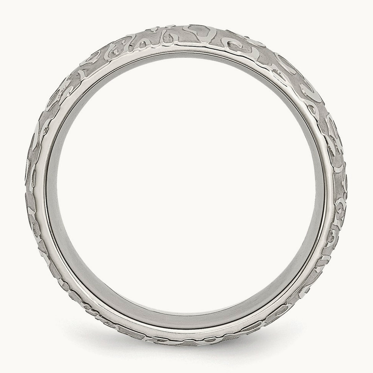 Brushed & Polished Textured Band — photo set