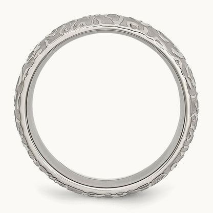Brushed & Polished Textured Band — photo set