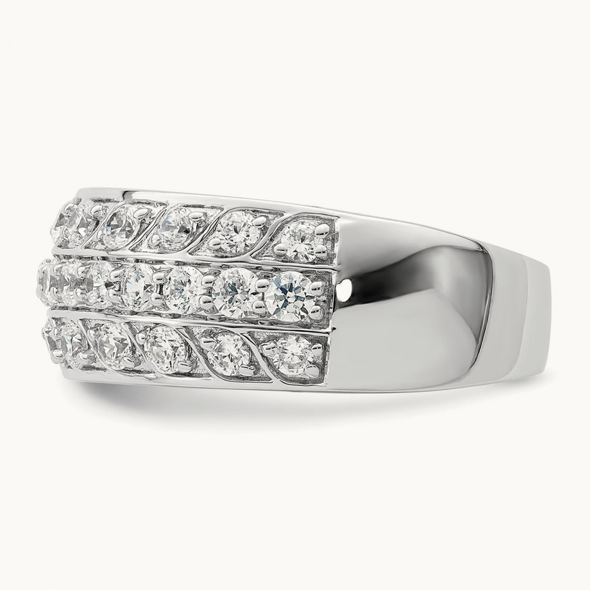 Complete Diamond Band, 14K White Gold