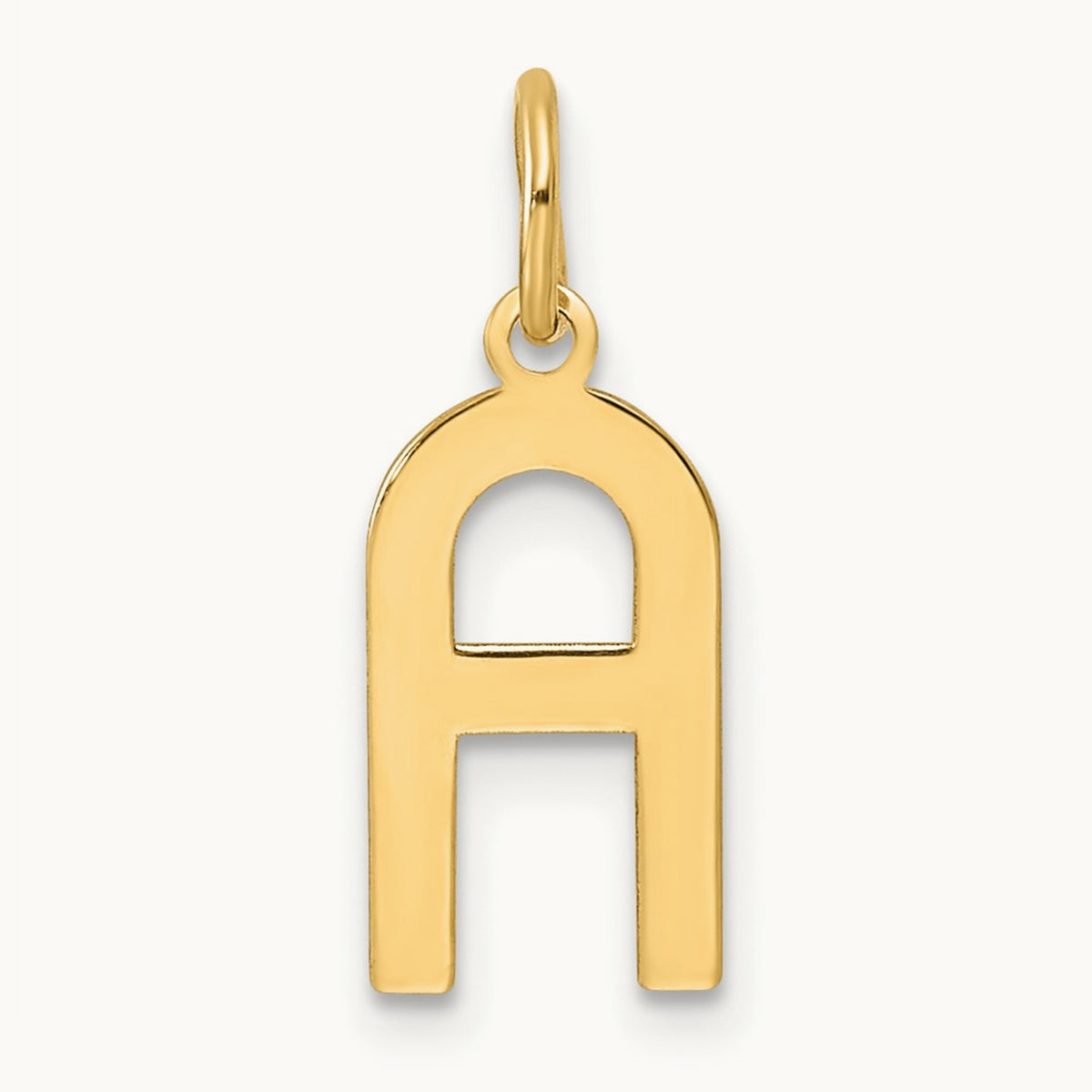 Initial Pendant, 14K Yellow Gold
