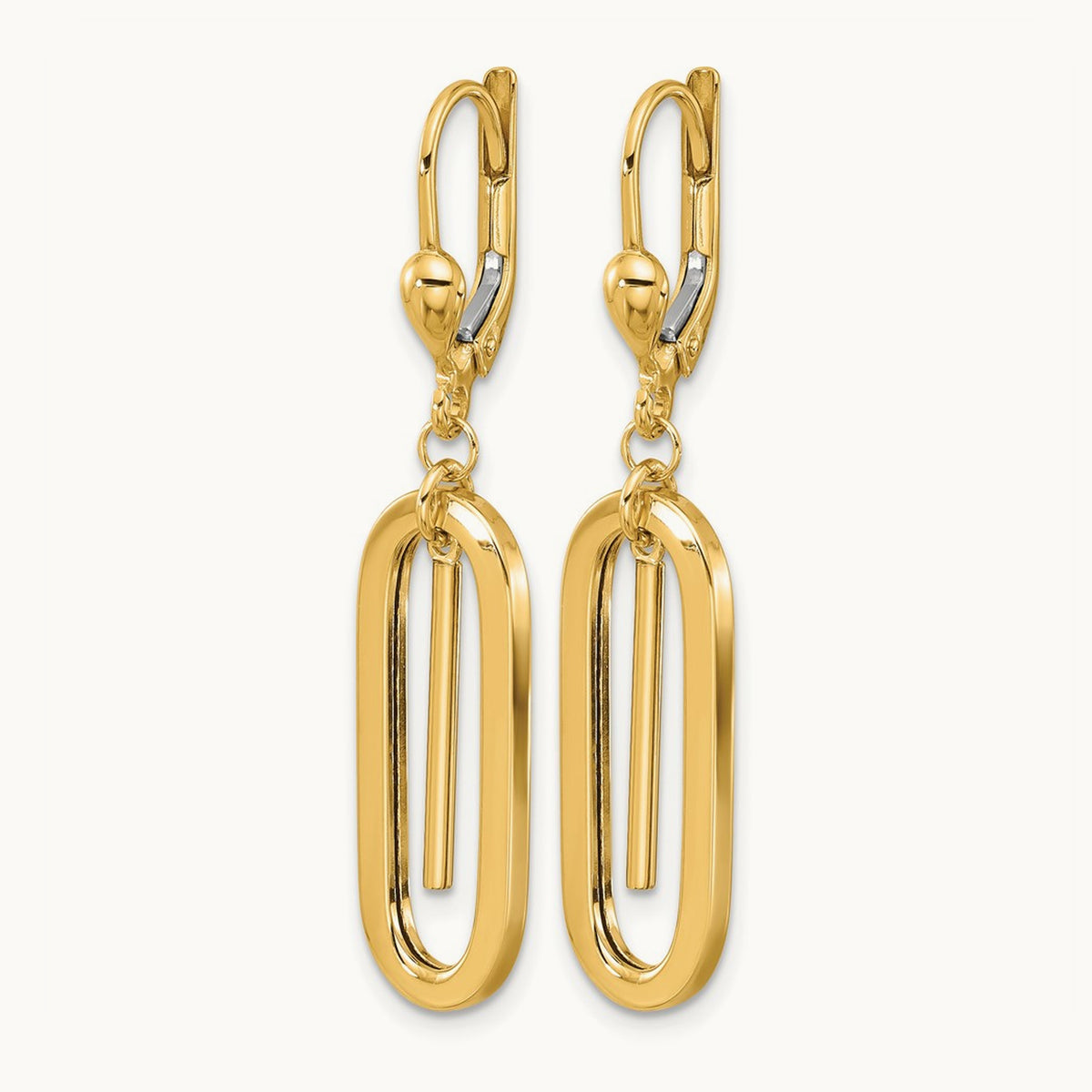 Polished Dangle Leverback Earrings — Leslie's — photo set