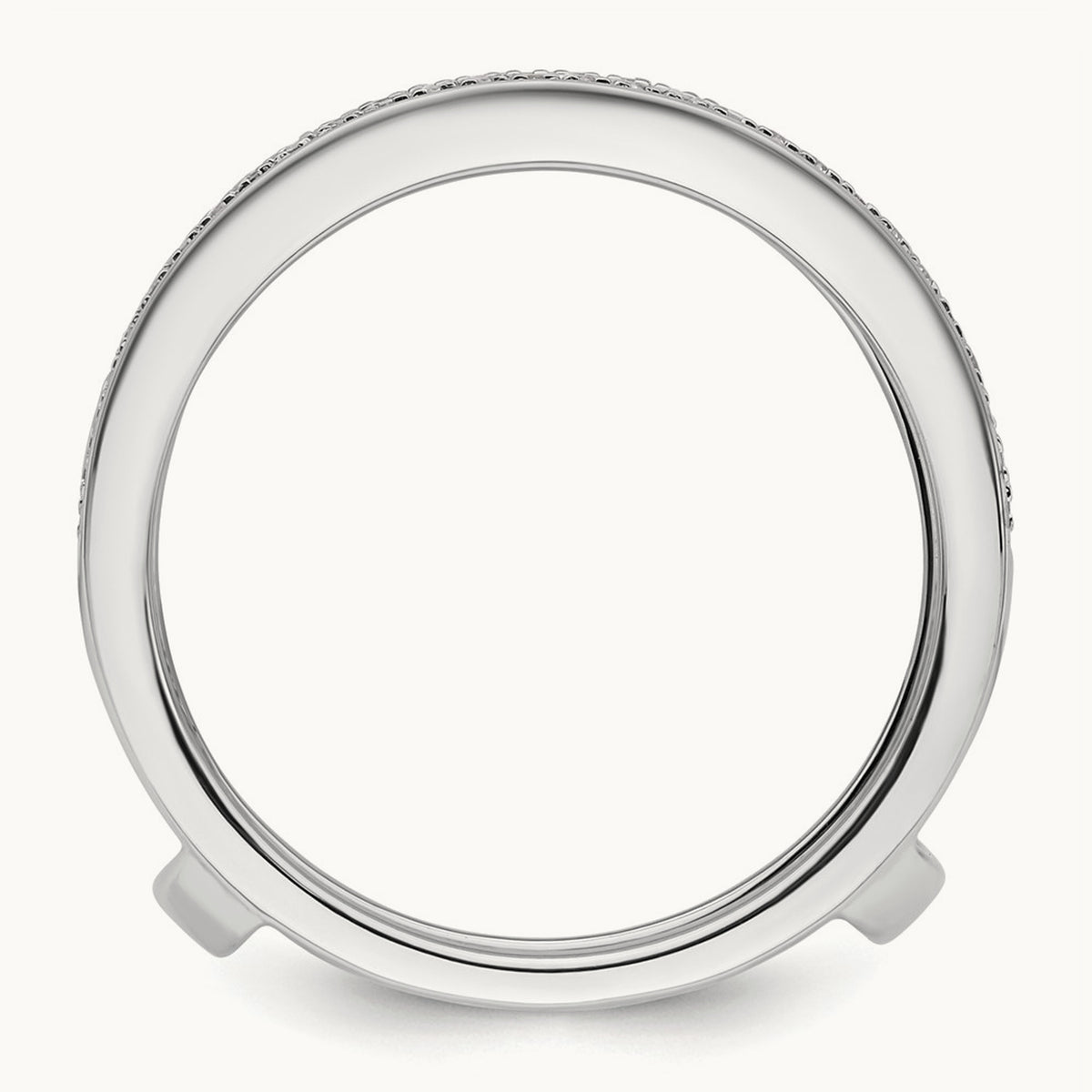 Complete Diamond Ring Guard — 14K White Gold