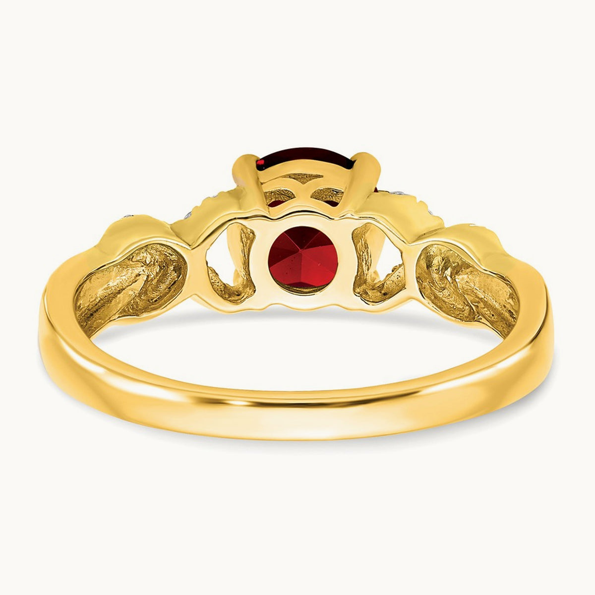 Garnet and Diamond Ring — photo set