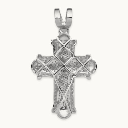 7/8ct. Diamond Cross Pendant — photo set