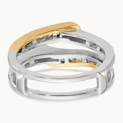 Diamond Guard, 14K Two-tone