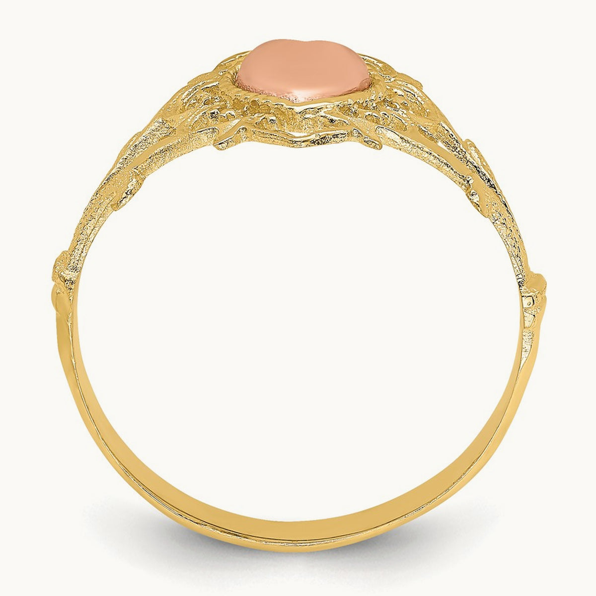 Heart Ring, 14K Two-tone