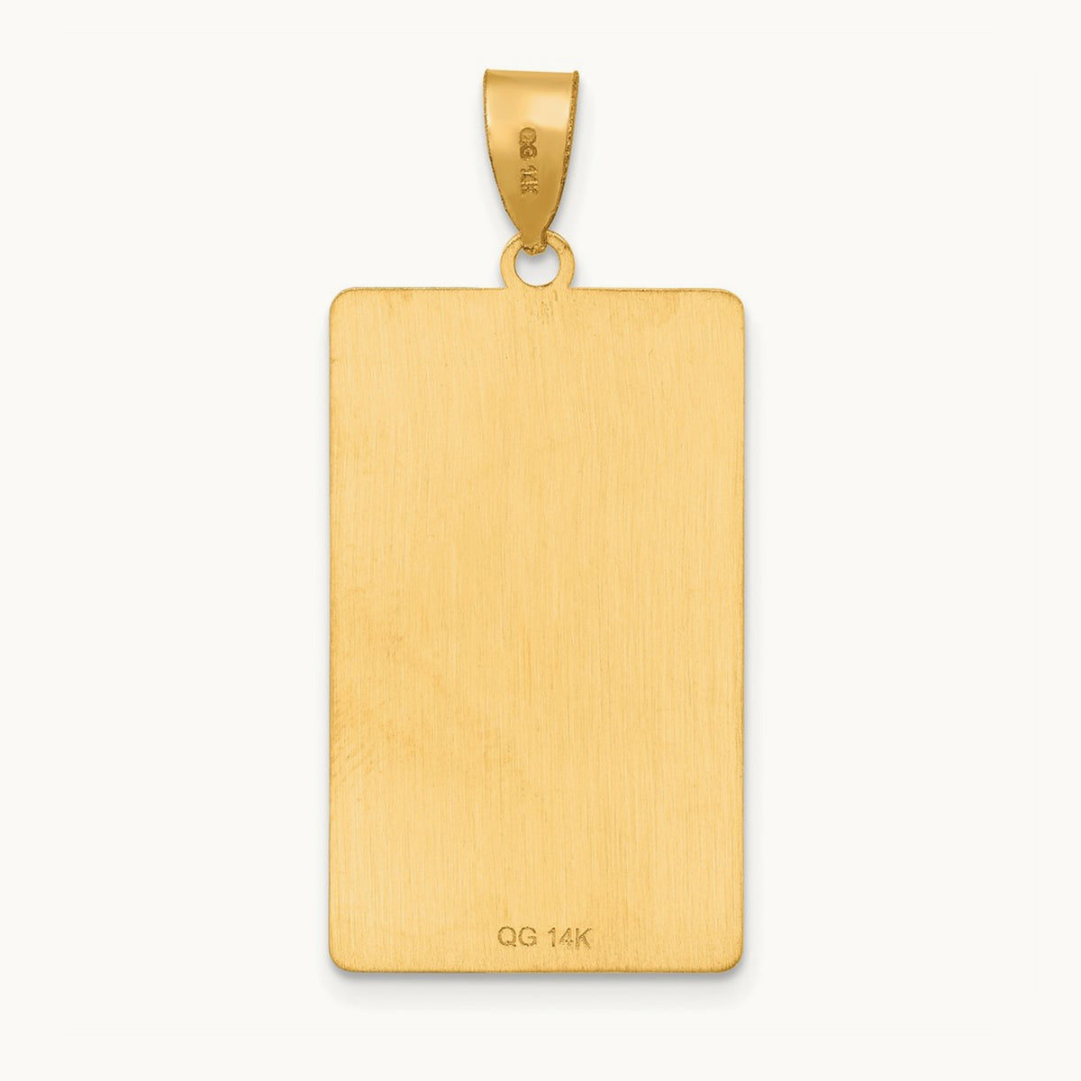 The Emperor Tarot Card Pendant, 14K Yellow Gold