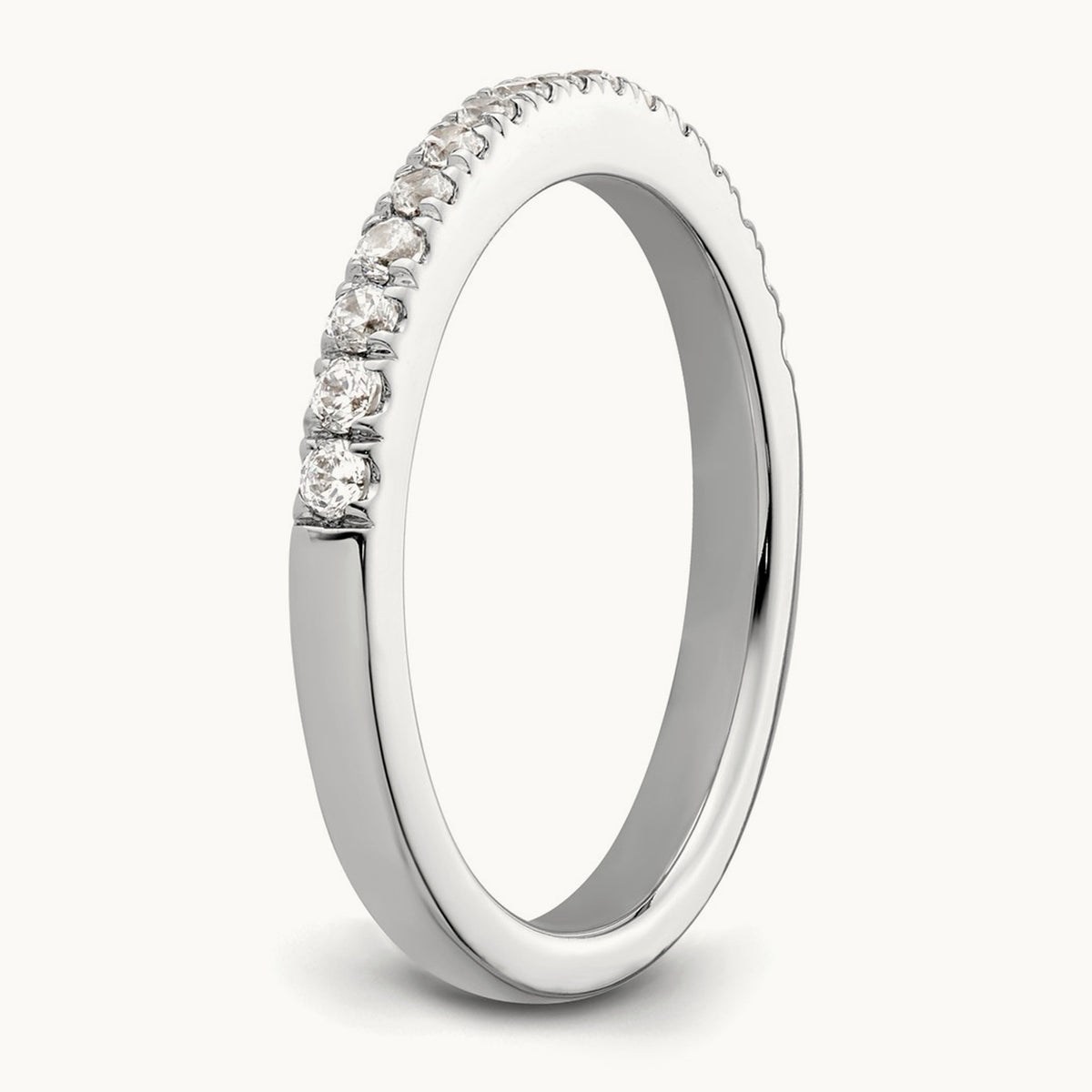 Diamond Band, 14K White Gold