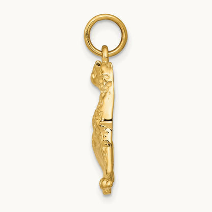 Cheetah Charm, 14K