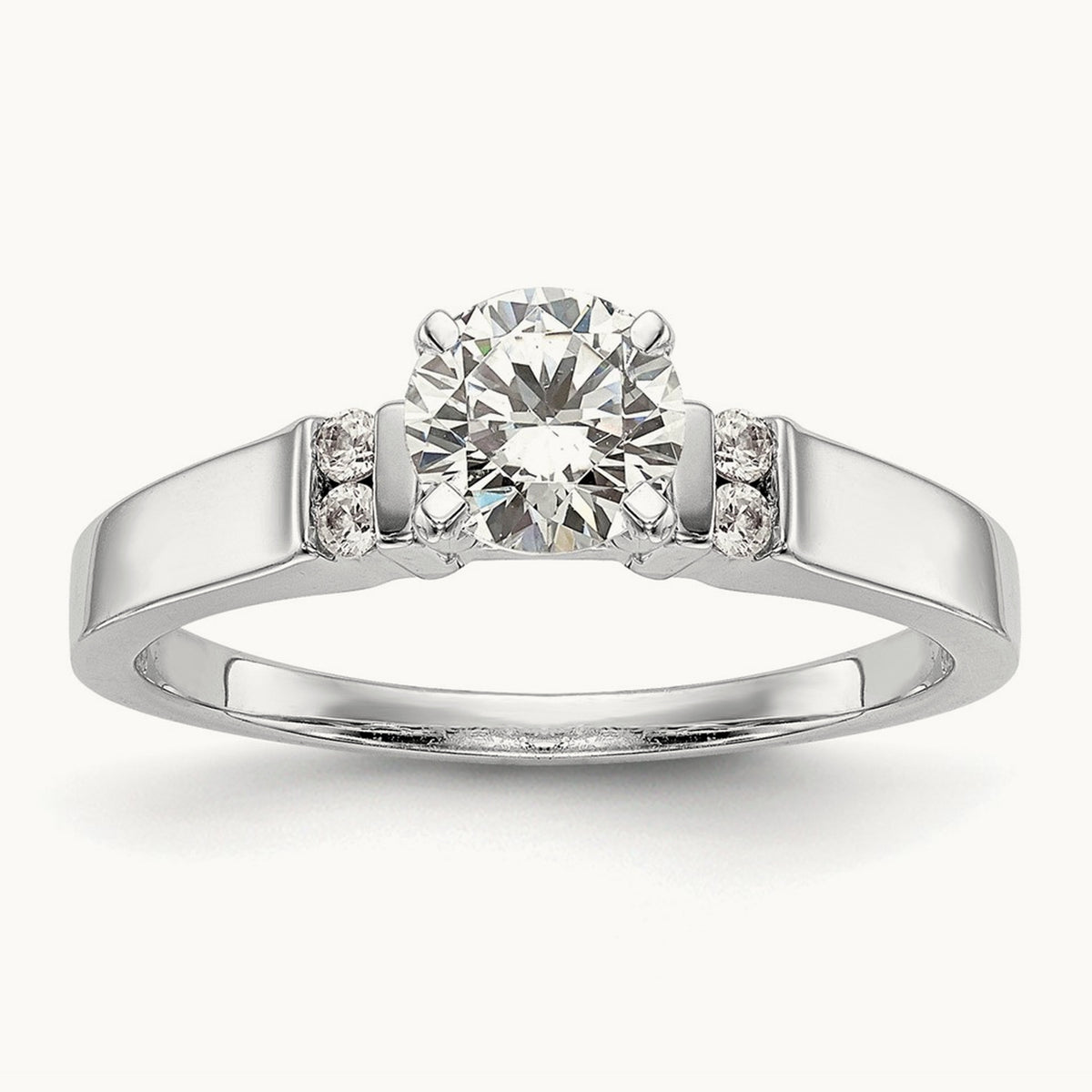 Peg Set Engagement Ring Mounting