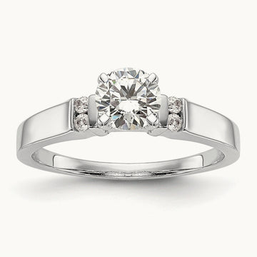Peg Set Engagement Ring Mounting