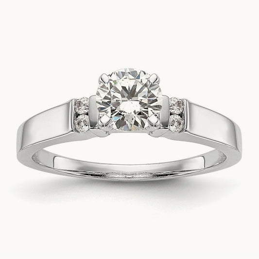 Peg Set Engagement Ring Mounting
