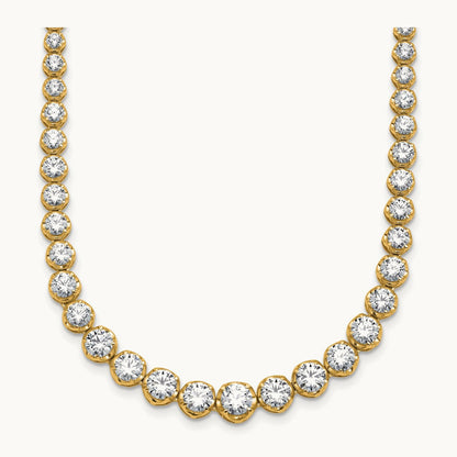 Graduated Tennis Necklace, 10.00 ct tw Lab-Grown Diamond