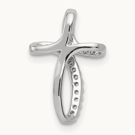 1/15ct. Diamond Cross Pendant — photo set