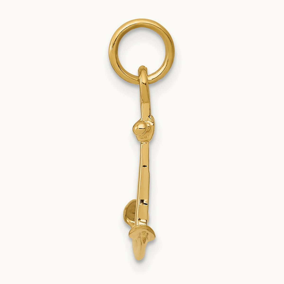 3D Anchor Charm, 14K
