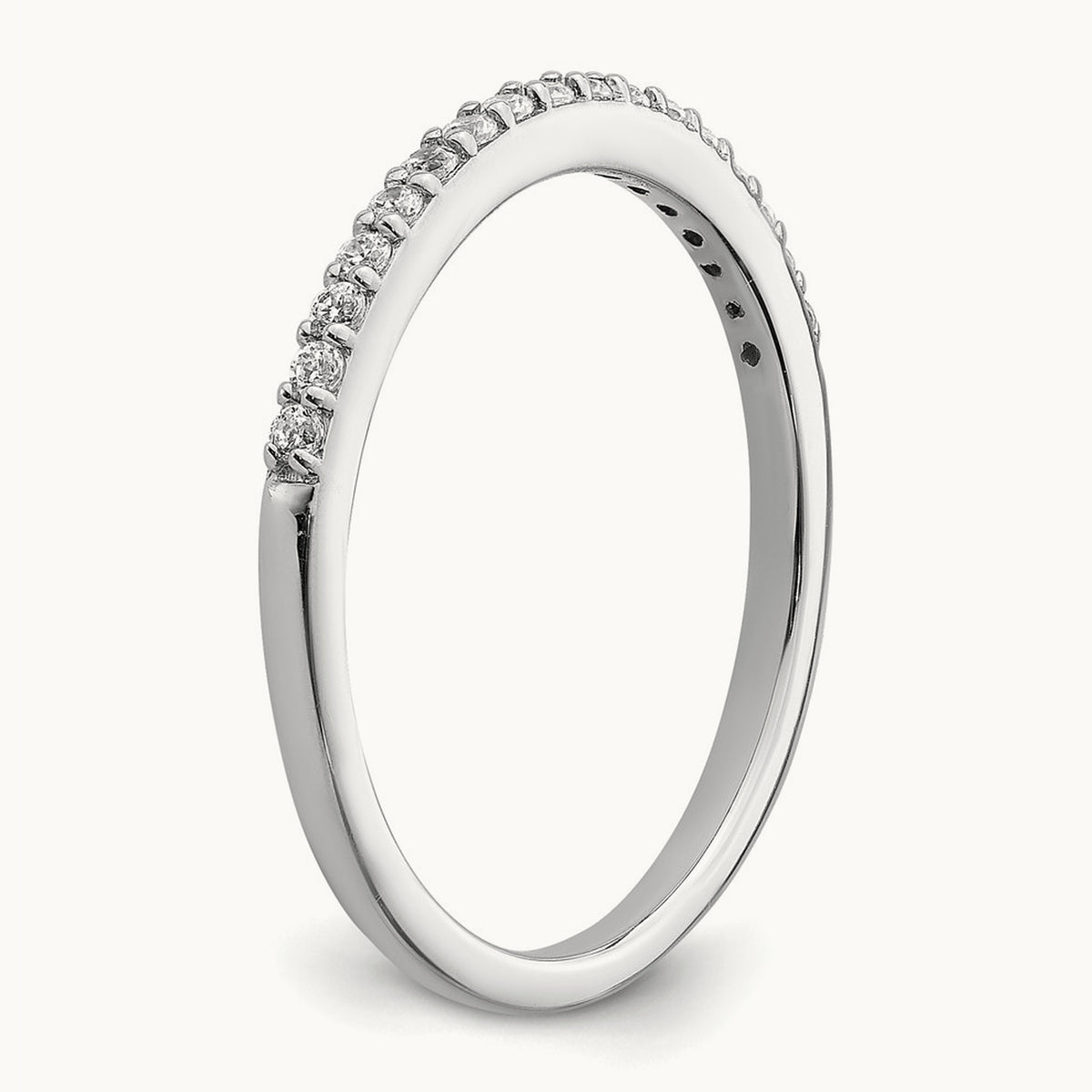 Diamond Band, 14K White Gold