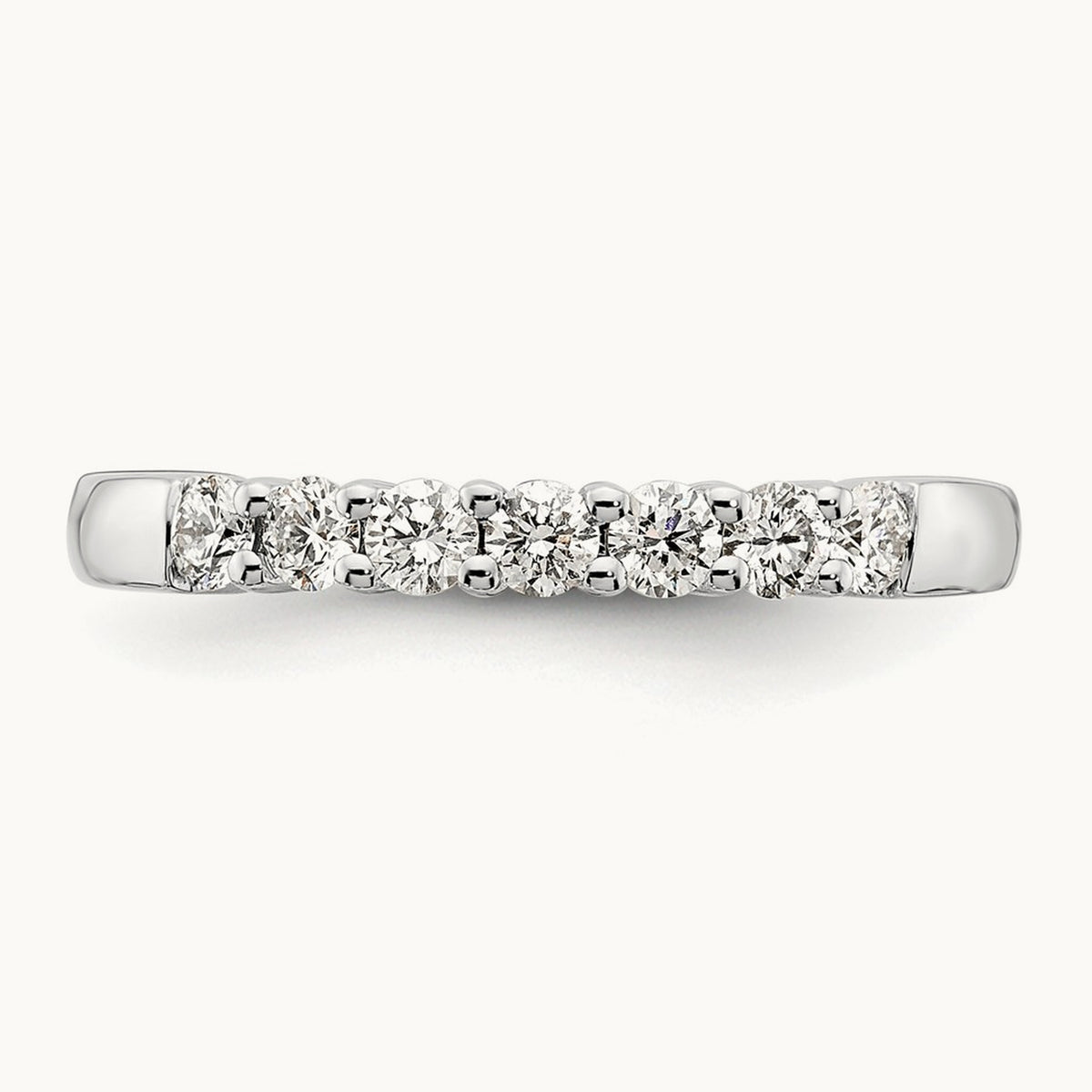 Prong-Set 7 Stone Band — 1/2 ct, 7