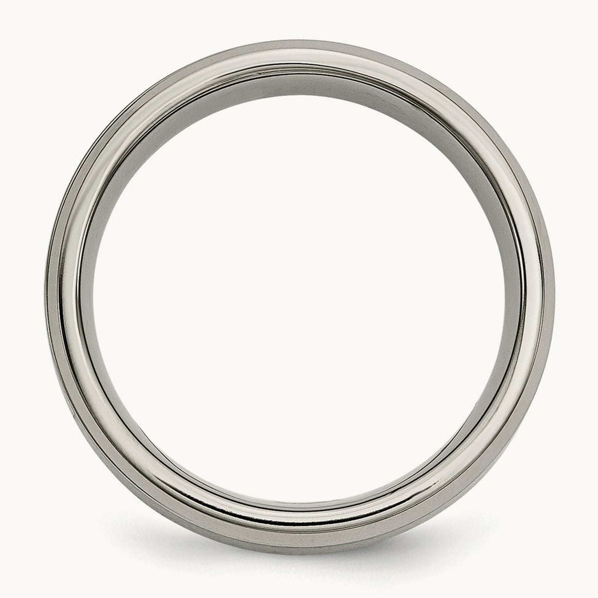 Brushed Center Diamond Band — photo set (2)