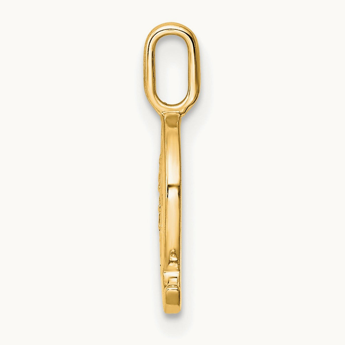 Diamond Letter Q Initial Pendant, 14K
