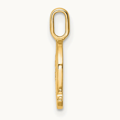 Diamond Letter Q Initial Pendant, 14K