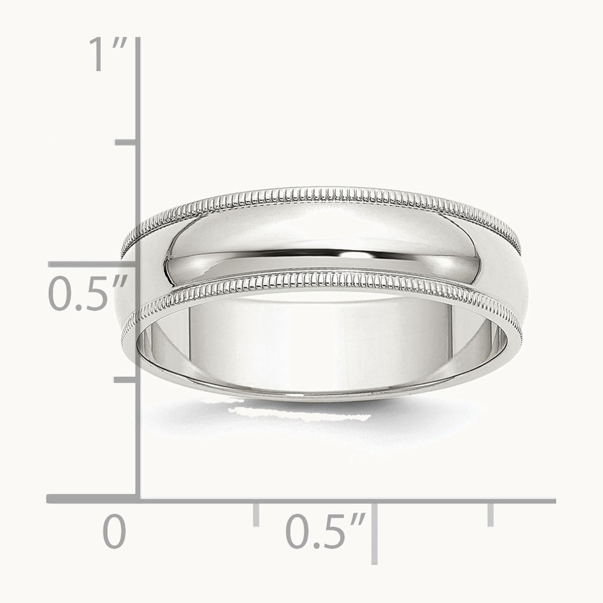 Half Round Milgrain Band — photo set