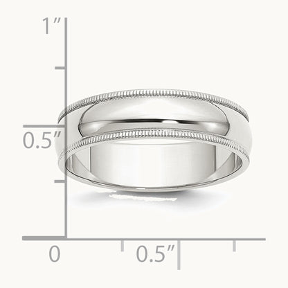 Half Round Milgrain Band — photo set