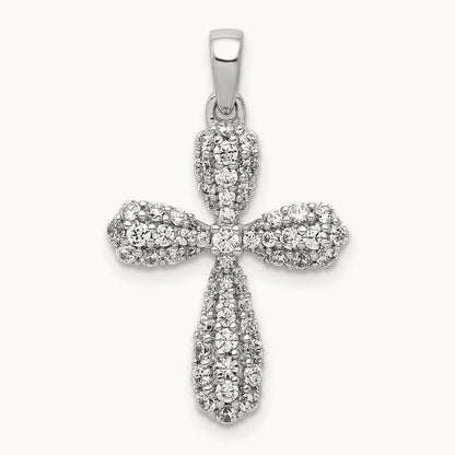 5/8ct. Diamond Cross Pendant — photo set