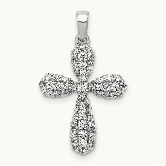 5/8ct. Diamond Cross Pendant — photo set