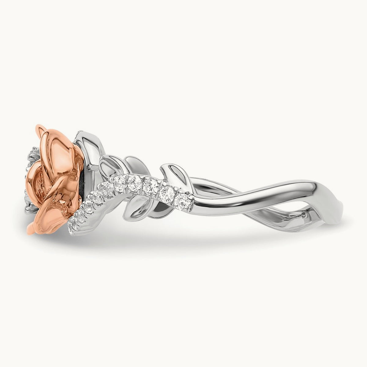 Flower Ring, 0.25 ct tw Lab-Grown Diamond