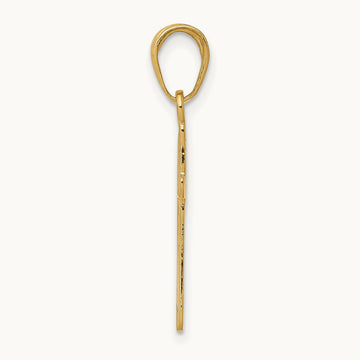 Polished Cross Pendant, 14K