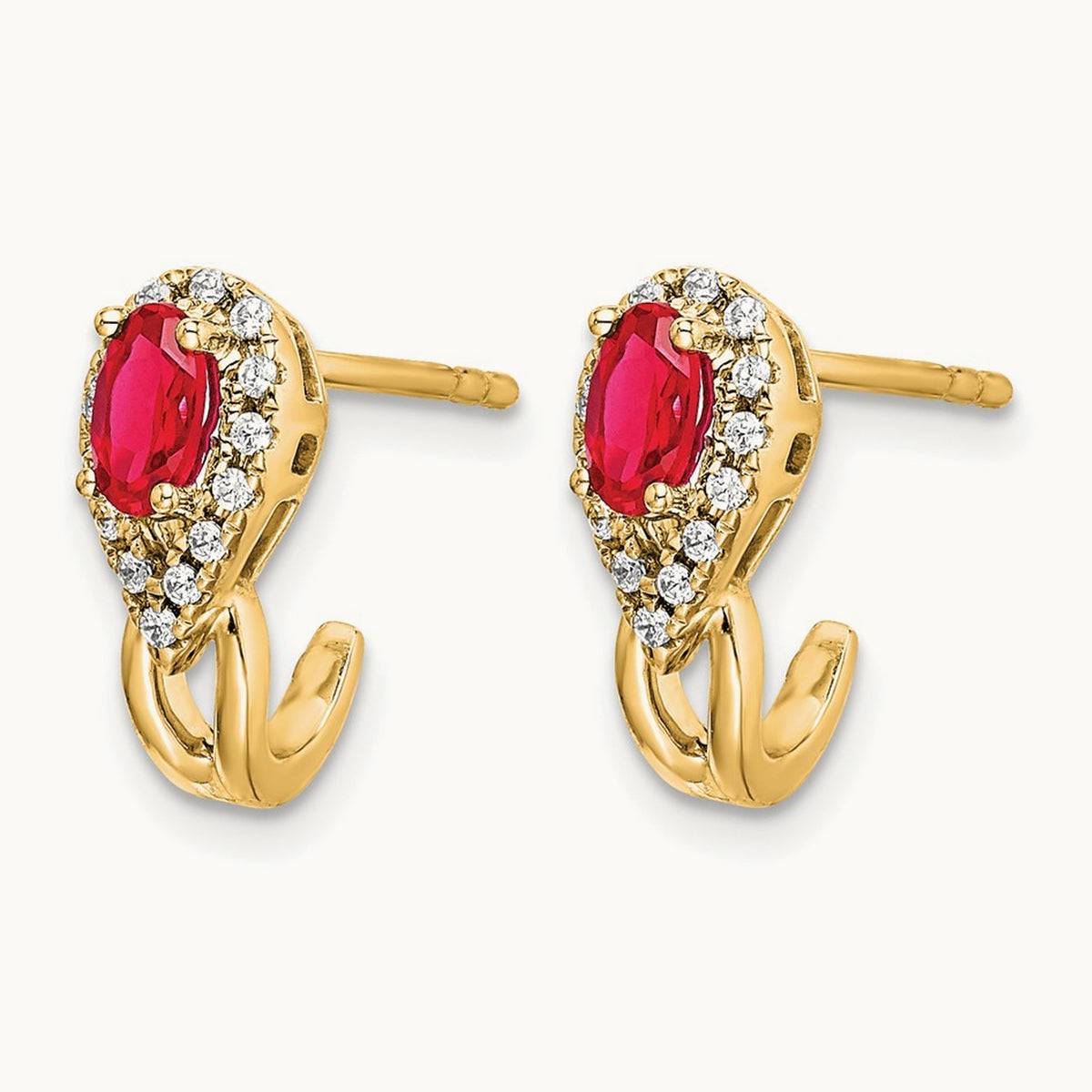 Diamond and Ruby Earrings — photo set