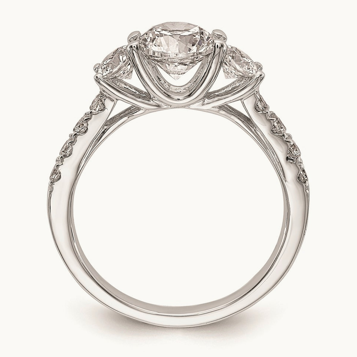 3-Stone Engagement Ring Mounting