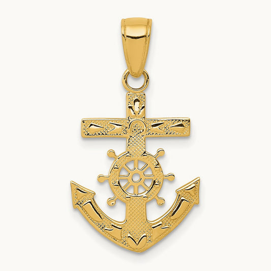 Mariner's Cross Pendant, 14K