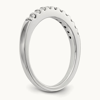 Diamond Wedding Band, 14K White Gold