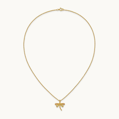Black Hills Gold Dragonfly Necklace