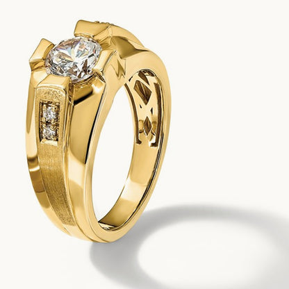 Men's Ring, 0.50 ct tw Lab-Grown Diamond